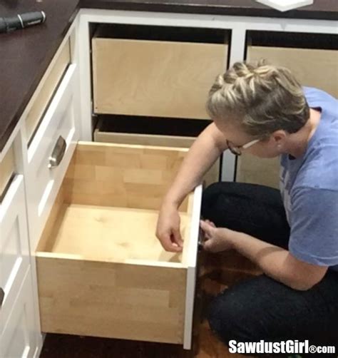 installing drawer fronts in kitchen